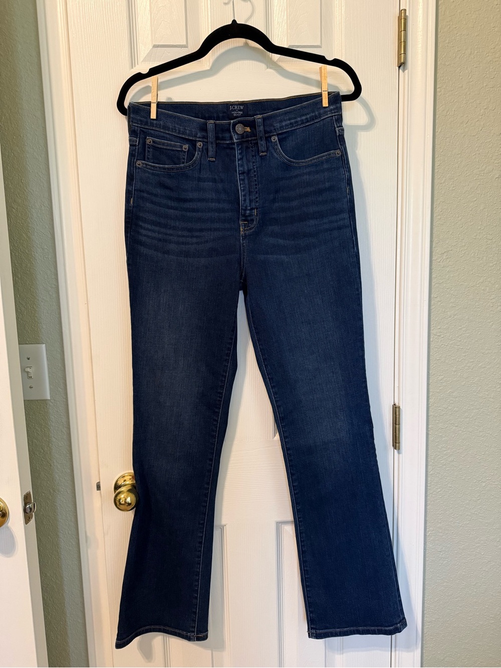 J. Crew Factory Blue Straight Leg Jeans Classic Style